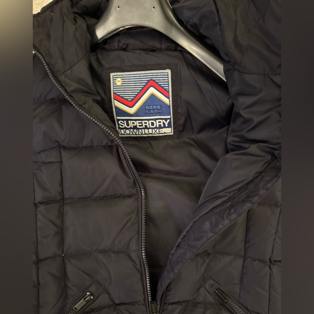 Superdry jacket
Very warm, and lightweight